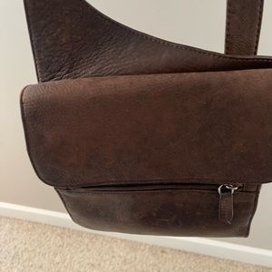 Brown Fossil Crossbody bag